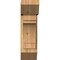Ekena Millwork Merced Slat Rough Sawn Bracket w/ Offset Brace, Western Red Cedar, 8"W x 20"D x 28"H BKT0806X20X28MRC06RWR - alternate 3
